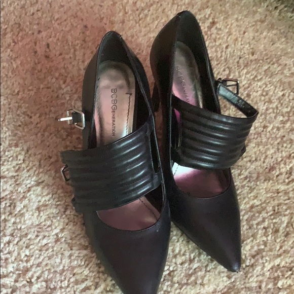 Strapped Black BCBG Black Stiletto - Picture 2 of 3